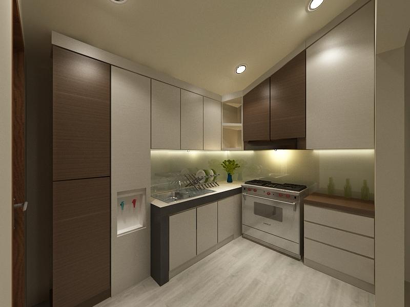 Modern L-Shape Kitchen